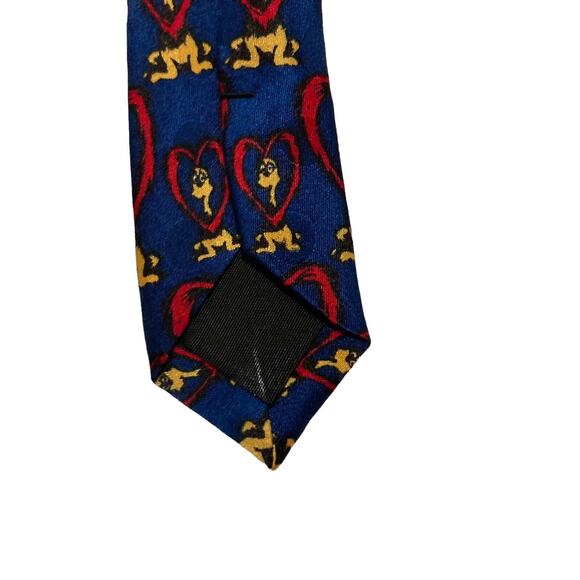 Dr Seuss Proo from Ka-Troo Cartoon Vintage Novelty Necktie 100% Silk Blue Red - Picture 8 of 8